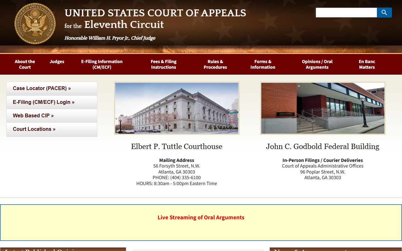 White County Superior Court records Eleventh Circuit federal appeals reference